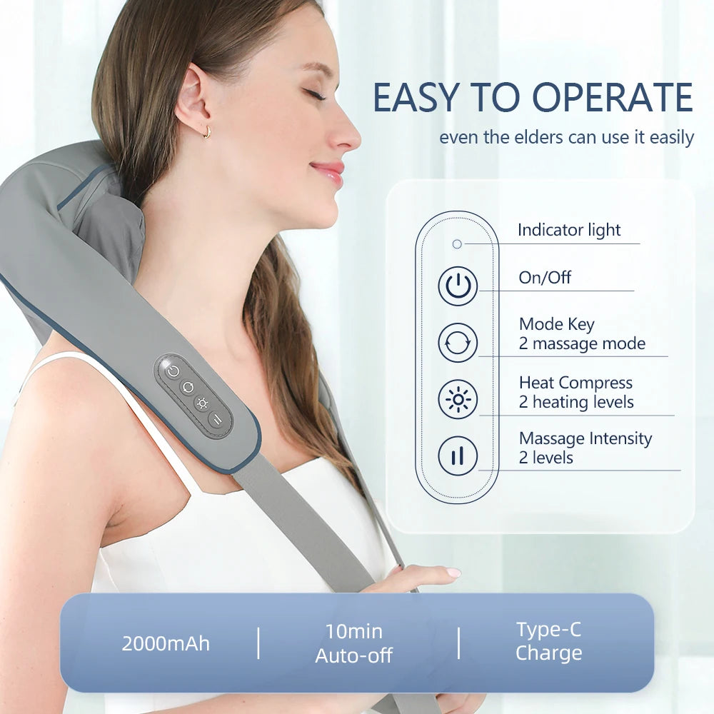 Neck & Shoulder Massager Relief - Shoulder Massage at Home